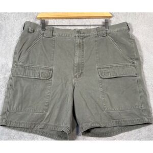 Outdoor Gorpcore Field Cargo Shorts Eddie Bauer Legend Mens 40 Green Utility